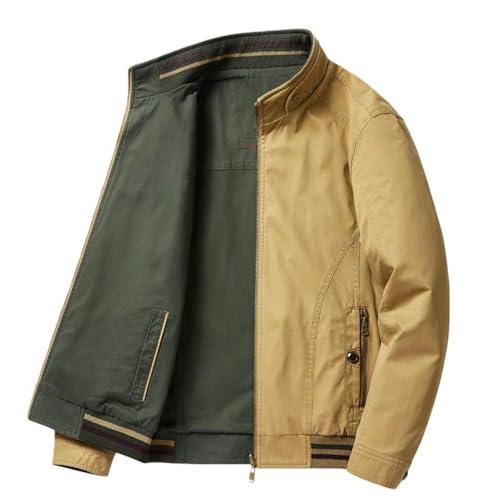 Veste col montant homme réversible pour oublier le froid avec un style rétro loose casual