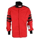 RaceQuip 111017RQP 110 Series Driving Jacket SFI 3.2A/1 Red/Black Stripe 2XL