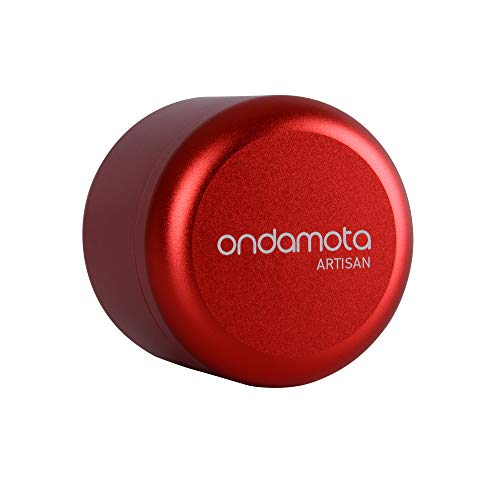 Stash Jar Herb Storage Container in Sturdy, Air Tight Aluminum from ONDAMOTA. 2.1" Wide, 1.8" High Holds 12g Keeps Fresh, Locks in Aroma. Conveniently (Red Blaze)