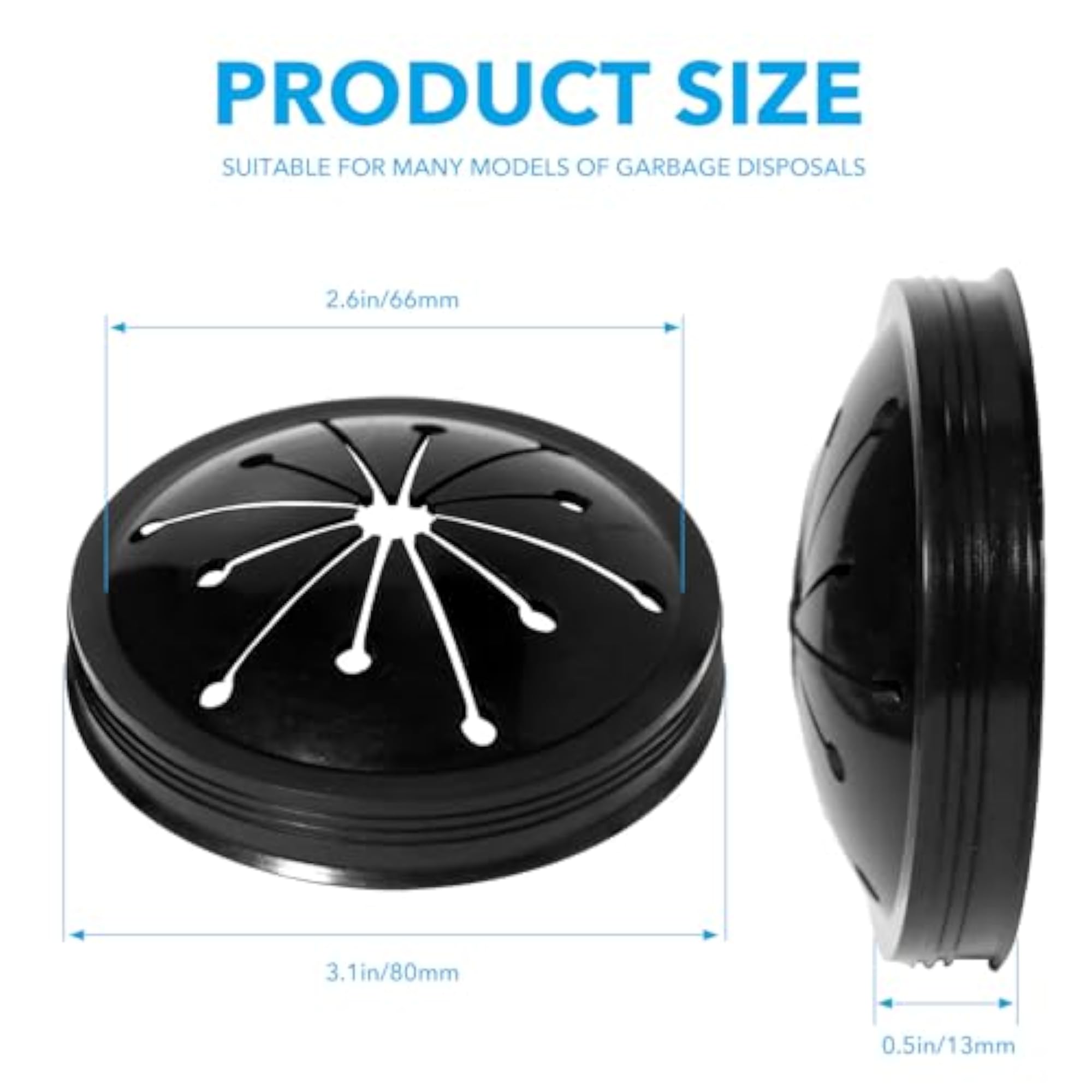 Kitchen Garbage Disposal Rubber Drain Insert
