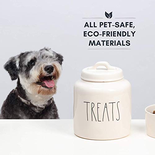 Rae Dunn Cat-Treat Or Dog-Treat Jar, Ceramic Jar And Lid Set For Pet Treat Or Food Storage, Cute Cookie Jar For Dog Or Cat Treats #TOP1