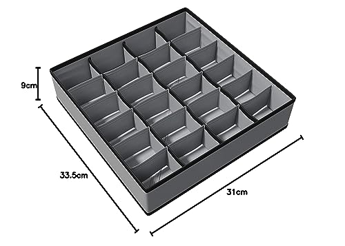 Organizador de Peças Íntimas com 24 divisórias, CST8006, Euro Home