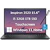 Dell Inspiron 15 3520 (2024) Laptop de negocios (pantalla táctil FHD de 15.6 pulgadas, IPS, Intel Core i5-1155G7, 32 GB de RAM, 1 TB SSD) teclado numérico, bisel estrecho, cámara web, Inspiron 3000,