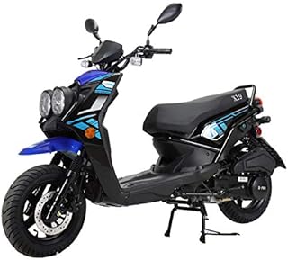 X-PRO X19 150cc Moped Scooter Street Scooter Gas Moped 150cc Adult Scooter Bike (Factory Package, Blue)