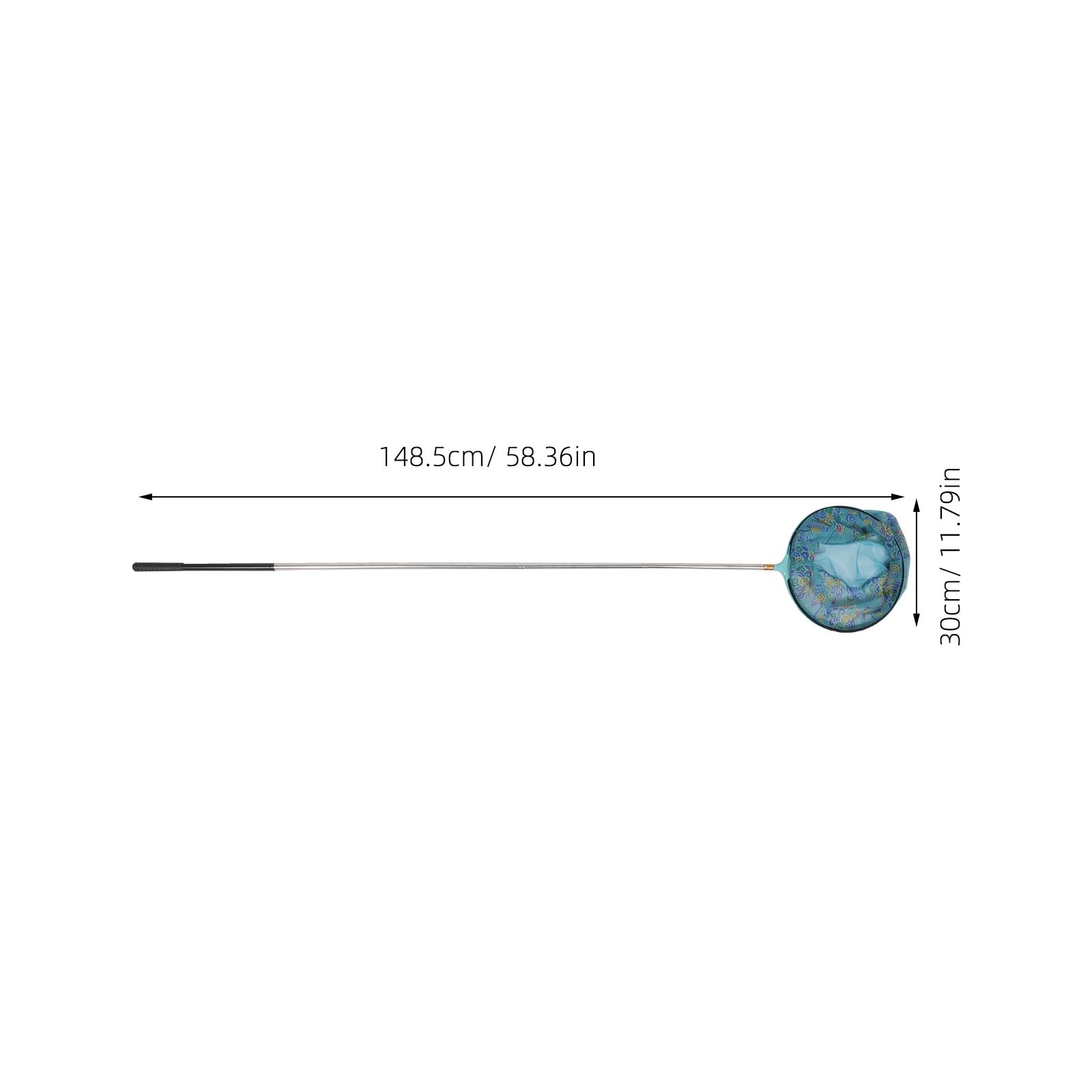 Lurrose 2pezzi Rete Da Pesca Telescopica Portatile Per Acqua Dolci Retino Per Skimmer Per Acquari Asta Estensibile Antiscivolo Per Ragazzo Ragazza e Insetti Accessori Per Pesca