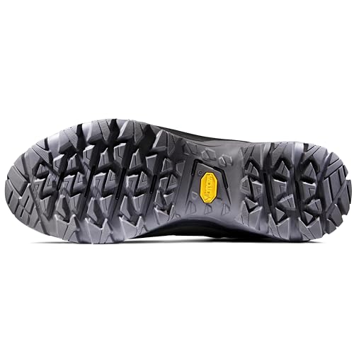 Image of Mammut Men's Mercury IV Low GTX Hiking Shoes, Titanium-Hot Red, Vibram Sole, 3D Memo Foam, Day Hike Comfort