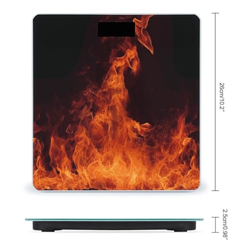Balanza Digital de Baño con LCD y Vidrio Templado miniatura 2