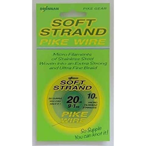 Drennan Soft Strand Pike Wire 10lb Fishing Line Cover