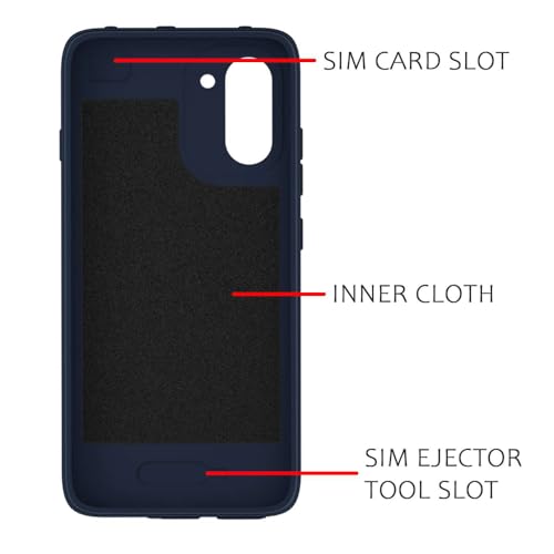 Image of Back Cover Compatible with OnePlus 15R 5G | MagFit Ring Design (Non-Magnetic) | Shockproof Case | Anti-Slip Grip | Raised Camera Edges | Slim Protective Case for OnePlus 15R 5G (Steel Blue)