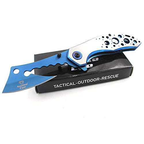 Snake Eye Tactical Every Day Carry Mini-Cleaver Style Blade Folding Knife - Snake Eye Tactical