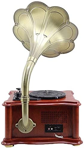 JRZTC Vintage Classique Rétro Phonographe Gramophone Tourne-Disque Vinyle Platine Bluetooth 4.2, Aux-in/USB/FM Radio… - Les Beatles, Paul McCartney, John Lennon, RIngo Starr, George Harrison JRZTC Vintage Classique Rétro Phonographe Gramophone Tourne-Disque Vinyle Platine Bluetooth 4.2, Aux-in/USB/FM Radio… – Image 7
