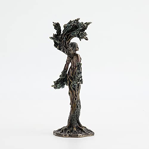 Estatua decorativa de resina bronce 25 cm miniatura 3