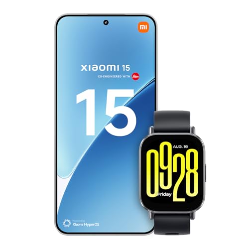 Xiaomi 15 Smartphone, 12+512GB, White, 50MP Leica main camera, 5240mAh battery, 90W HyperCharge, HyperAI (No power adapter included)