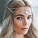 pureza Boho Crystal Bride Headdress - Fashionable Head Chain Jewelry for Weddings(Color1)