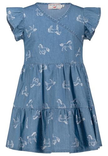 SALT AND PEPPER BY KIDS PARK Mädchen Kleid aus leichtem Denim...