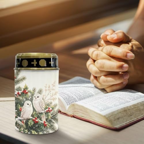 Image of Christmas Cemetery Solar Lights Flameless Candles