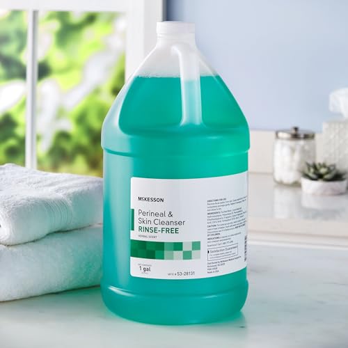 image for McKesson Perineal Skin Cleanser, 1 Gallon [Pack of 4] Rinse-Free Body 