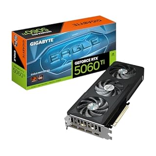 GIGABYTE GeForce RTX 5060 Ti Eagle Max OC 16G Carte Graphique - 16GB GDDR7, 128bit, PCI-E 5.0, 2617MHz Fréquence du cœur, 3 x DP, 1 x HDMI, NVIDIA DLSS 4, GV-N506TEAGLEMAX OC-16GD