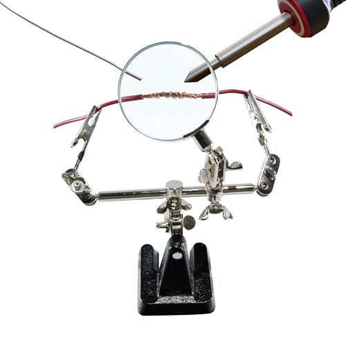 Weller WLACCHHB-02EU Help de hand met het vergrootglas en 2 krokodillenklemmen - Afbeelding 3