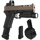 Gel Toys X8,Upgrade Version for X2 Full Auto Gel Toys with Goggles and Drum,for Christmas Easter Outdoor Games, Ages 14 Years Old and up and Adults,Sandy