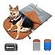 KingCamp Hundeschlafsack Hundedecke Warm Hundebett Premium Haustier Decke Leichtgewicht Decke für Katzen und Hunde Grau 110 x 70 cm