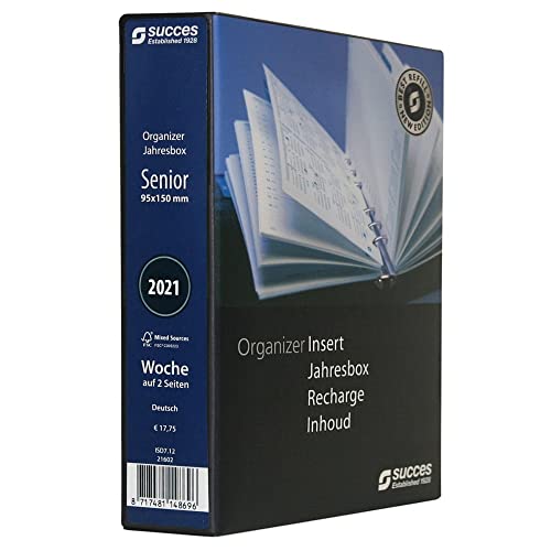 Succes Senior Organizer Jahresbox 2023 1 Woche auf 2 Seiten Weiß Deutsch Cover