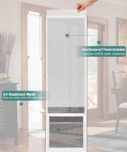 Fantrek Extra Large Dog Door For Sliding Door - X Large Dog Door For Sliding Glass Door thumb #3