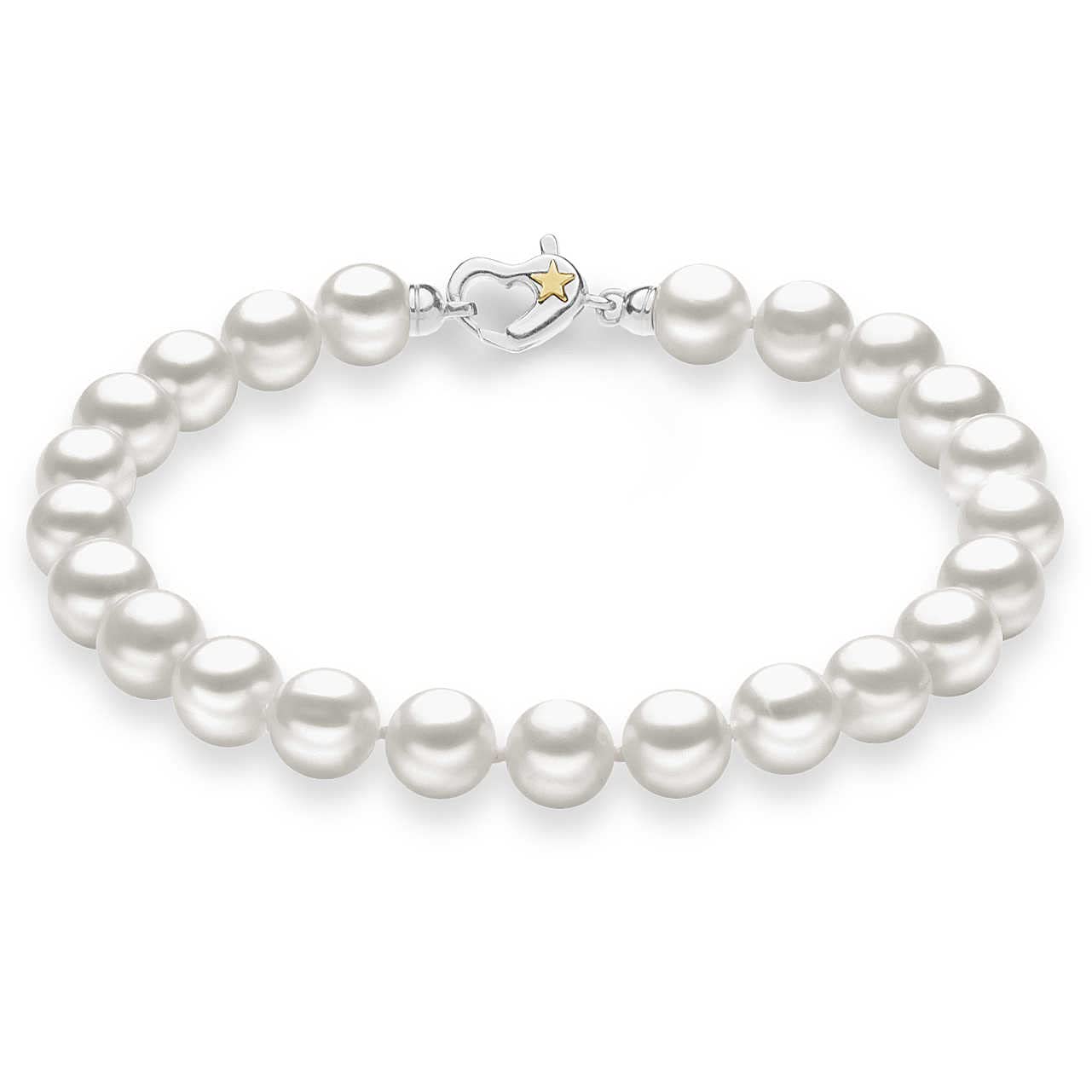 Comete Bracciale Donna Gioielli Perle Argento Classico cod. BRQ 311