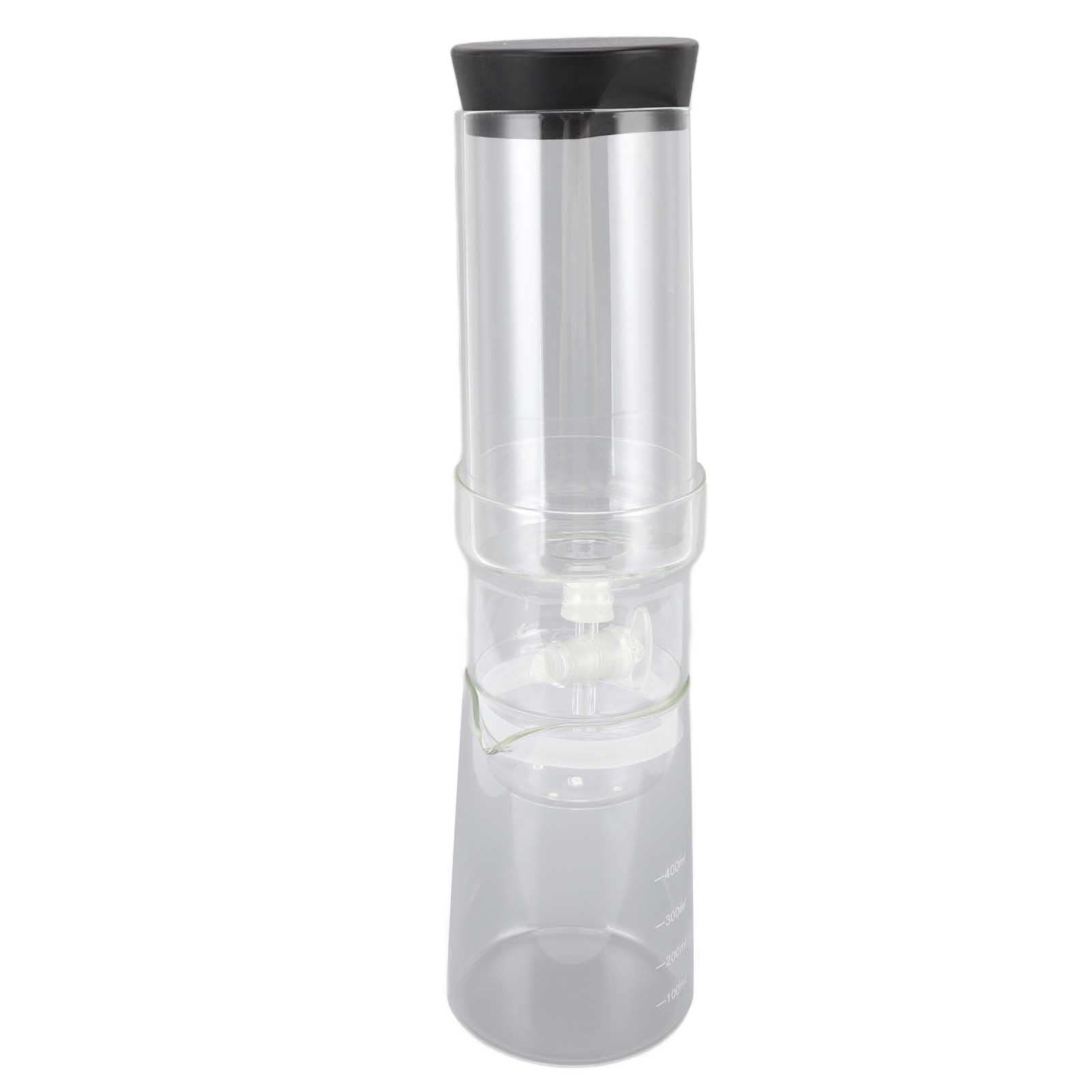Gocciolatore per caffè Gocciolatore Regolabile per Birra Fredda Regolabile in Vetro Borosilicato da 400 Ml per gli Amanti del caffè Freddo