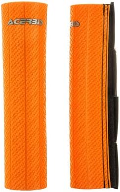 Acerbis Upper Fork Guards Orange for Yamaha TTR125 2000-2004