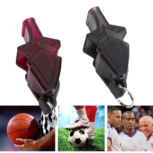 Set de 2 silbatos deportivos con diseño acústico miniatura 3