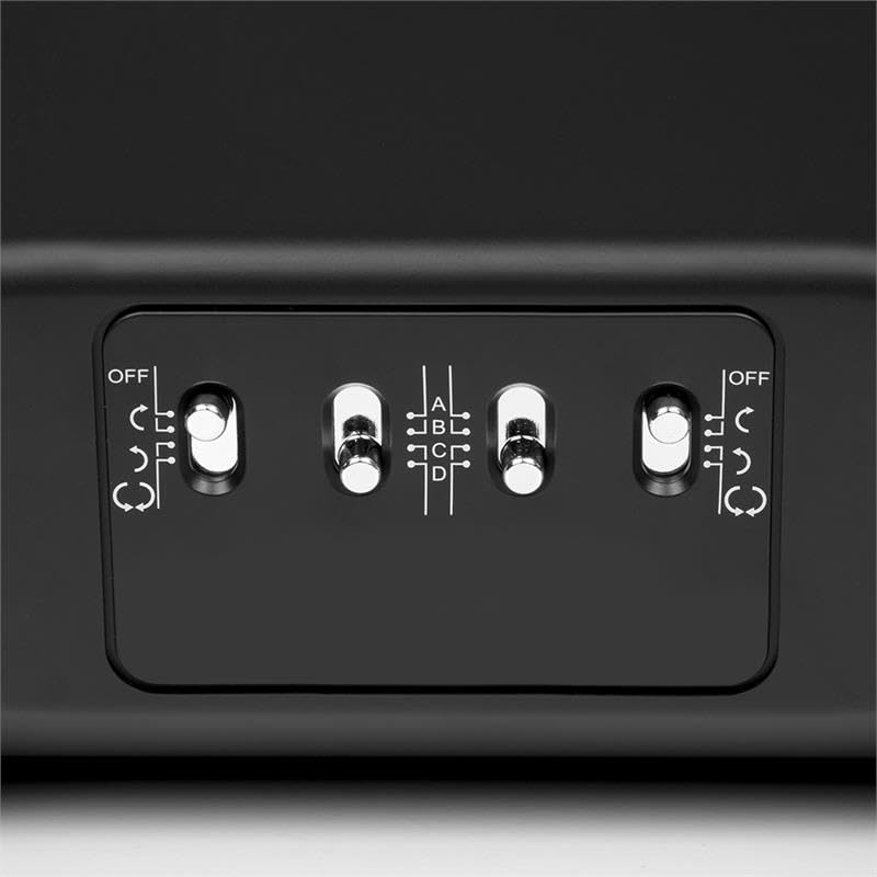 Klarstein Lugano - Estuche para Relojes, 2 Relojes, Relojes automáticos, 4 Modos Diferentes rotación, Bajo Consumo, Gran ventanilla Transparente, Gira ambas direcciones, Negro