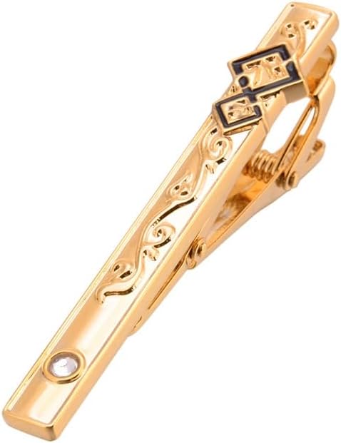 Tie Clips Collar Clip Embossed Paint tie Clip Business Festival tie Clip