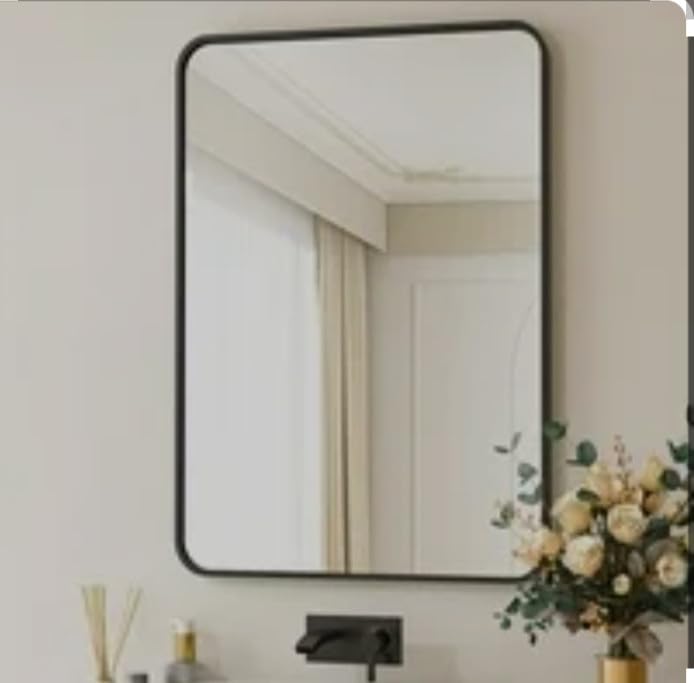Frameless 12x18 Wall Mirror – Clean, Uncluttered Design – Polished Edges for Safe Handling – Ideal for Minimalist Bathrooms, Dorms, and Modern Decor-picture-53