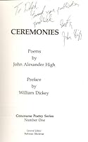 Ceremonies (Concourse Poetry Series, No 1) 0911323074 Book Cover