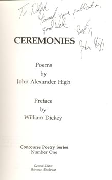 Paperback Ceremonies (Concourse Poetry Series) Book