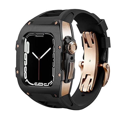Boîtier en métal pour iWatch Series 44 mm idéal pour vos soirées