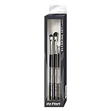 da Vinci Cosmetics Series 4802 Classic Monochrome Look Brush Set with Eye-Definer, Blender, and Applicator, Multiple Sizes, 46.2 Gram, 3 Brushes