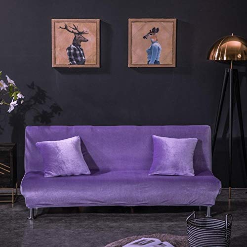 Housse de canapé extensible pour rénover une banquette usée kaki