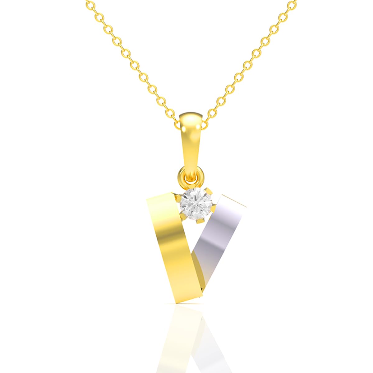 Daily Delight Yellow Gold Pendant for Women | 18KT Gold Locket for Girls | Fashion Jewellery | Great for Gifting-image-37
