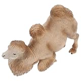 Toyvian Pädagogisches Kamelmodell Kunststoff Lebensecht Wohnraumdeko Sammlerfigur Glatte Kanten Kinderzimmer Verzierung