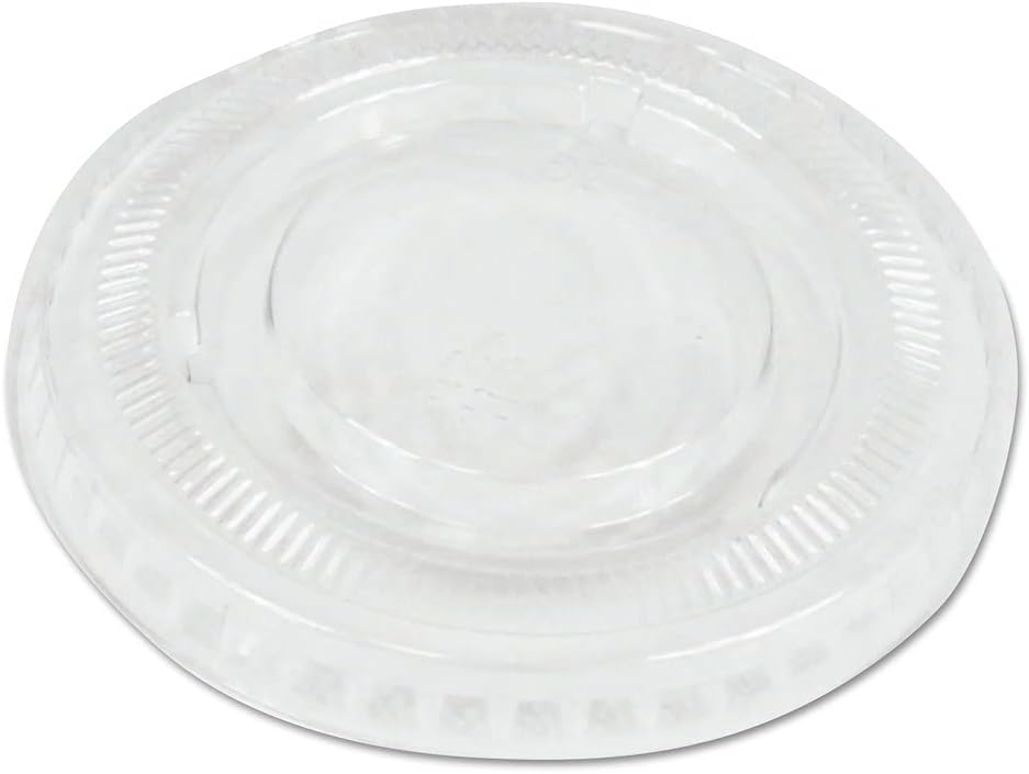 Boardwalk Souffle/portion Cup Lids, Fits 1 Oz Portion Cups, Clear, 2,500/carton