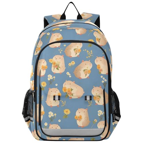Sac à dos de voyage antichoc motif cochons d'Inde Mnsruu pour protéger votre ordinateur portable