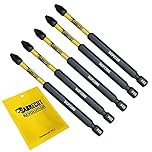 5 x SabreCut SCPZ289_5 89mm PZ2 Magnetic Impact Screwdriver Driver Bits Set Pozi Pozidriv Heavy Duty