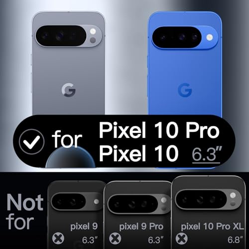 Image of JETech Liquid Silicone Cover Case for Google Pixel 10 /10 Pro 2025, Silky Soft Touch Full-Body Protection, Anti-Scratch Shockproof Phone Cover with Microfiber Lining (Indigo)