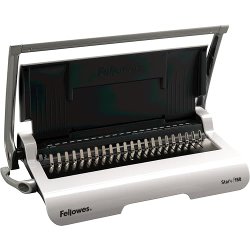 Image of Fellowes Star+ Comb Binding Machine, Classroom Must-Haves Manual Binder, 15-Sheet Punch Capacity, Perfect for School Supplies & Classrooms (5006501)