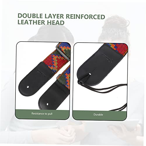 FAVOMOTO 1Pc Sangle De Guitare Bandoulière Rembourrée Sangles De Guitare Électrique Basse Guitare Coloré Ukulélé Ceinture Guitare Sangle En Nylon Ukulélé Sangles Universel Guitare Sangle - Les Beatles, Paul McCartney, John Lennon, RIngo Starr, George Harrison FAVOMOTO 1Pc Sangle De Guitare Bandoulière Rembourrée Sangles De Guitare Électrique Basse Guitare Coloré Ukulélé Ceinture Guitare Sangle En Nylon Ukulélé Sangles Universel Guitare Sangle – Image 5