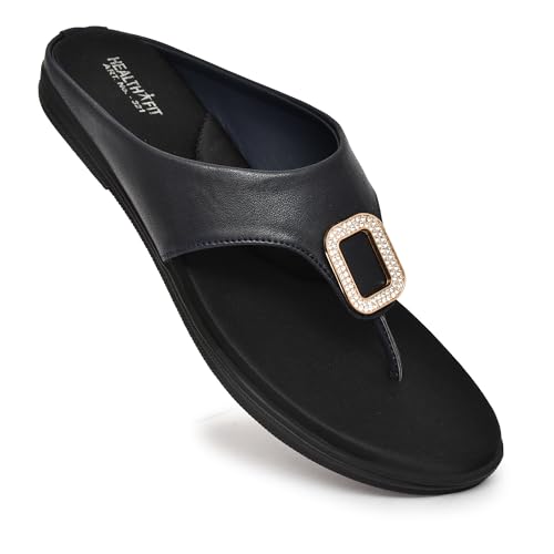 Image of HEALTH FIT Extra Soft Ortho Care Diabetic & Orthopedic Slippers /Doctor Chappal & stylish for Girl's /Women Footwear