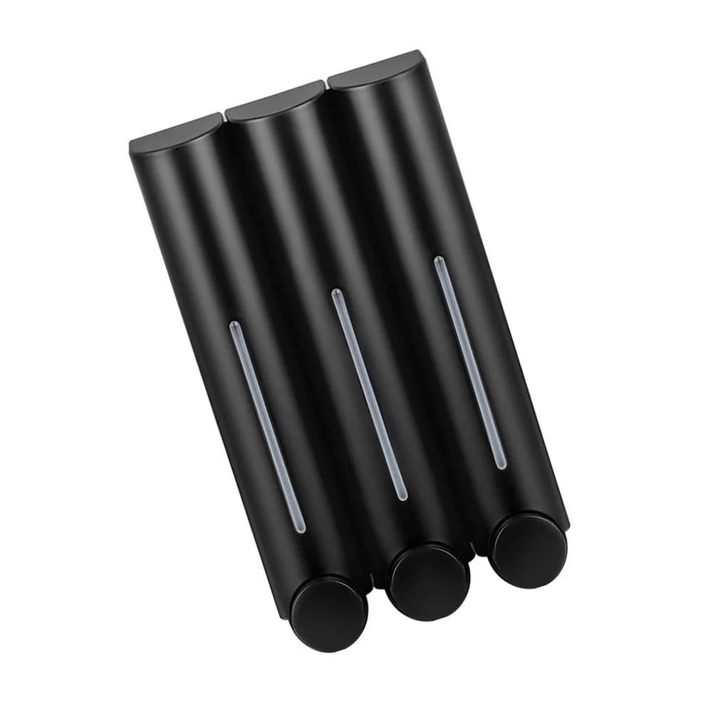 Wall Mounted Soap Dispenser 350ml Wall-Mounted Shampoo & Conditioner Dispenser: Easy Install