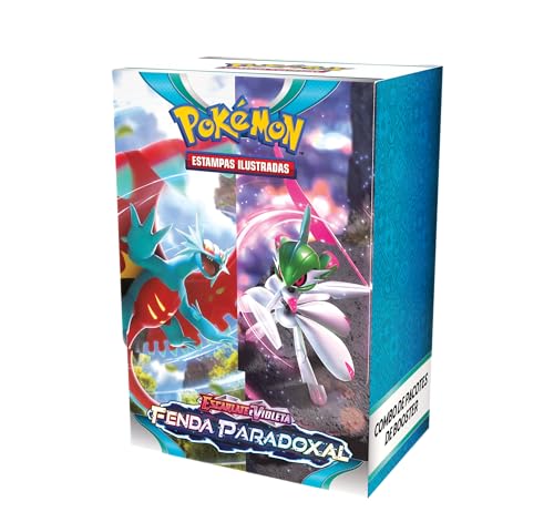 Mini Display Pokémon Escarlate E Violeta 4 Fenda Paradoxal, Cor: Estampado - Copag